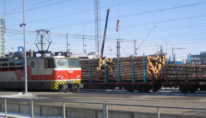 Locomotive no. 3081 at Jyväskylä 