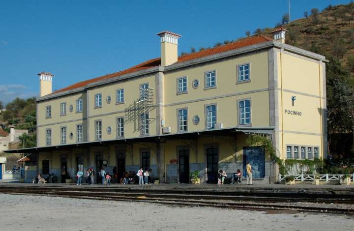 The Station at Pocinho, along the Douro River, Portugal