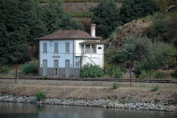 Abandoned Railway Station along the Douro River, Portugal